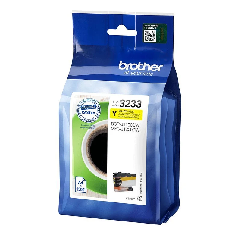 Brother LC3233Y cartuccia d'inchiostro 1 pz Originale Resa standard Giallo [LC3233Y]