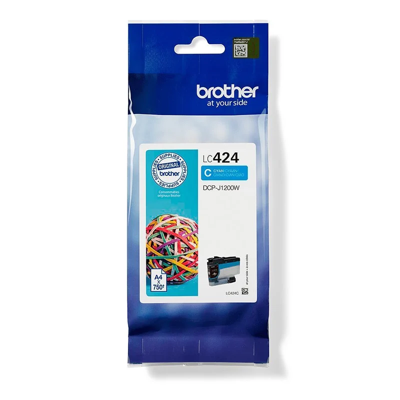 Brother LC424C cartuccia d'inchiostro 1 pz Originale Ciano [LC424C]