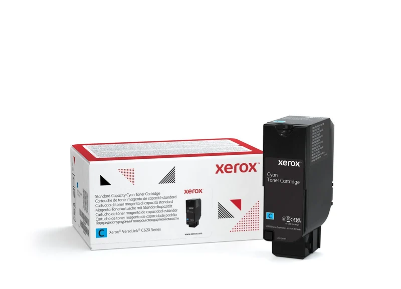 Xerox Cartuccia toner Ciano a Capacità standard da 6000 Pagine per Stampante a colori VersaLink C620/multifunzione a colori VersaLink C625 (006R04617) [006R04617]