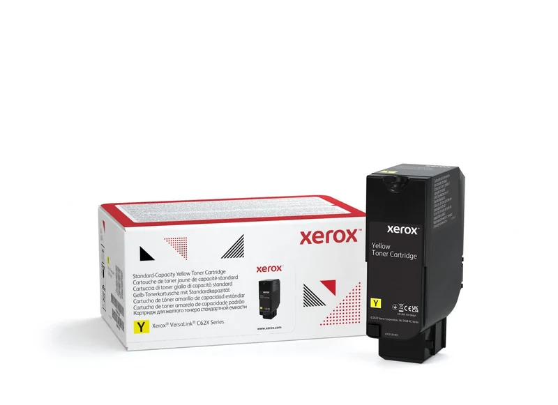 Xerox Cartuccia toner Giallo a Capacità standard da 6000 Pagine per Stampante a colori VersaLink C620/multifunzione a colori VersaLink C625 (006R04619) [006R04619]