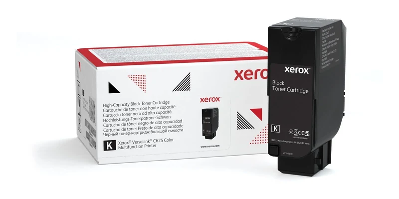 Xerox Cartuccia toner Nero a Alta capacità da 25000 Pagine per Stampante multifunzione a colori VersaLink C625 (006R04636) [006R04636]