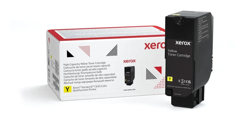 Xerox Cartuccia toner Giallo a Alta capacità da 16000 Pagine per Stampante multifunzione a colori VersaLink C625 (006R04639) [006R04639]