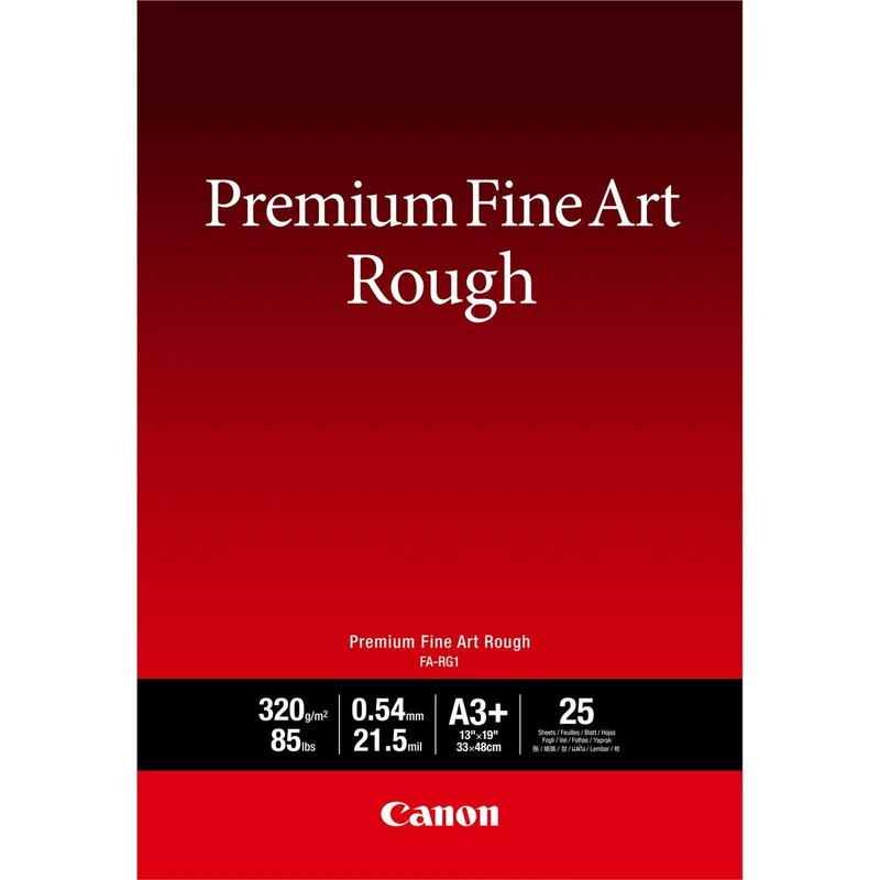 Canon Carta Premium Fine Art Rough FA-RG1 A3+, 25 fogli [4562C004]
