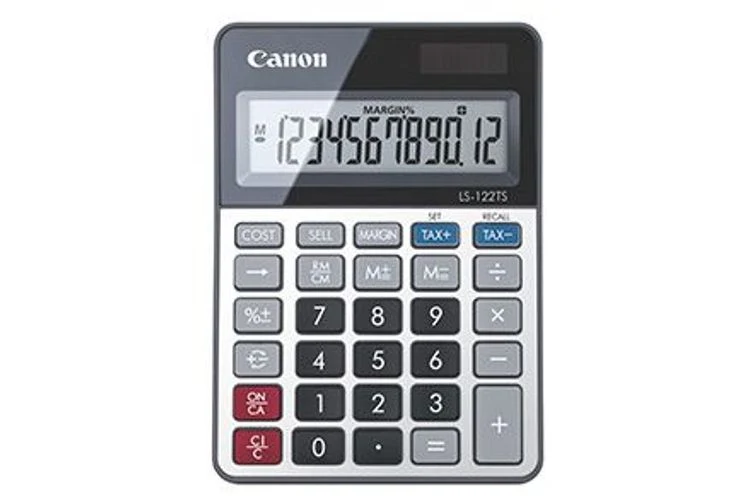 Canon LS-122TS calcolatrice Desktop Calcolatrice con display Grigio [2470C002]