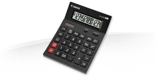 Canon AS-2400 calcolatrice Desktop Calcolatrice con display Nero [4585B001]