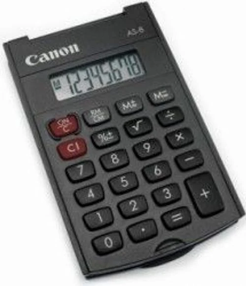 Canon AS-8 calcolatrice Tasca Calcolatrice con display Grigio [4598B001]