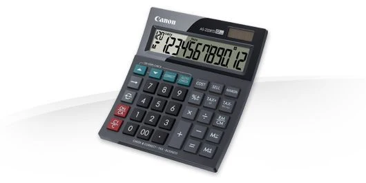 Canon AS-220RTS calcolatrice Desktop Calcolatrice con display Nero [4898B001]