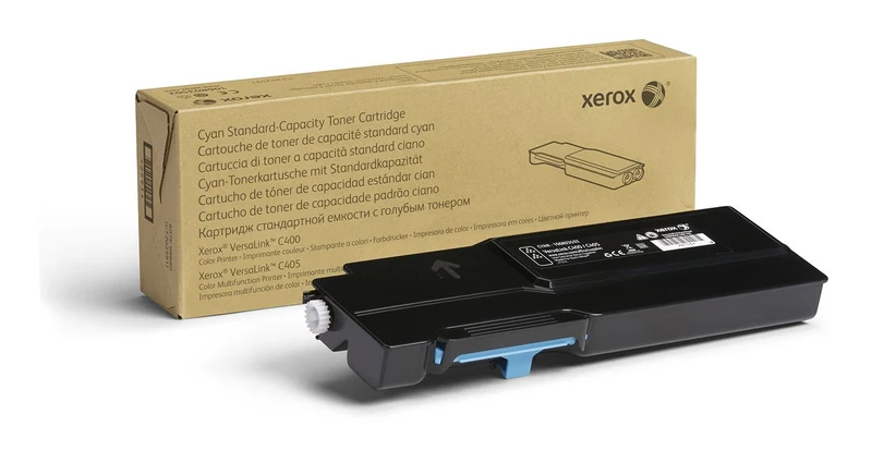 Xerox Cartuccia toner Ciano a Capacità standard da 2500 Pagine per Stampante a colori VersaLink C400/multifunzione a colori VersaLink C405 (106R03502) [106R03502]