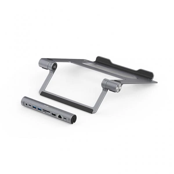 i-tec Metal Cooling Pad for notebooks (up-to 15.6) with USB-C Docking Station (Power Delivery 100 W) [C31METALDOCKPADPD]