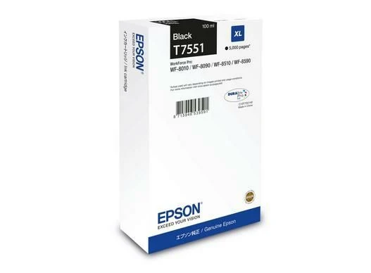 Epson WF-8xxx Series Ink Cartridge XL Black [C13T75514N]