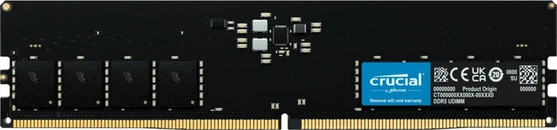 Crucial CT16G48C40U5 memoria 16 GB 1 x 16 GB DDR5 4800 MHz Data Integrity Check (verifica integrità dati) [CT16G48C40U5]