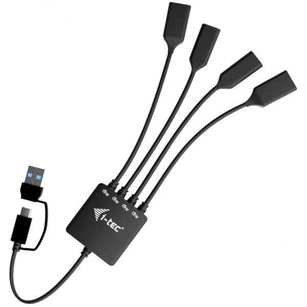 i-tec USB-C/USB-A Cable HUB 4 port (2x USB-C, 2x USB-A) [CACBLHUB2A2C]