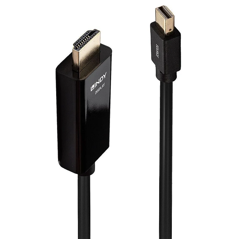 Lindy 36926 cavo e adattatore video 1 m HDMI tipo A (Standard) Mini DisplayPort Nero [LINDY36926]