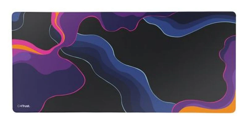 Trust GXT 759 XXL Tappetino per mouse per gioco da computer Nero, Blu, Rosa, Viola [25714]