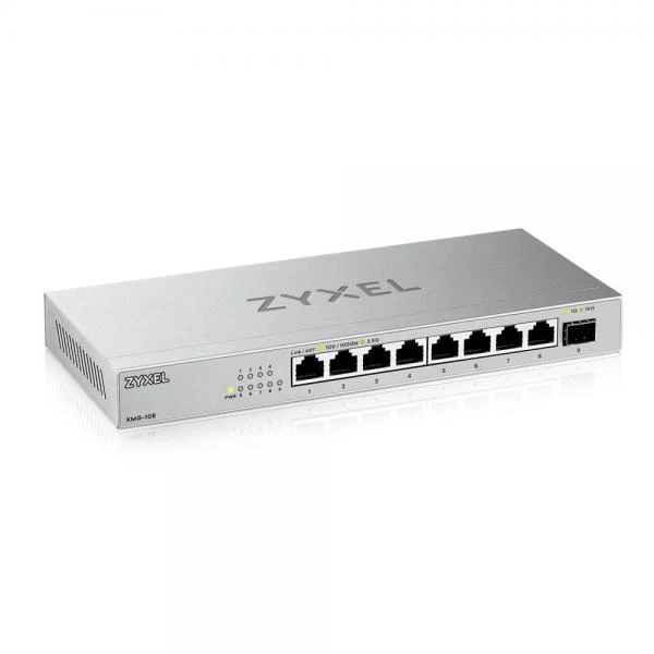 Zyxel XMG-108 Non gestito 2.5G Ethernet (100/1000/2500) Argento [XMG-108-ZZ0101F]