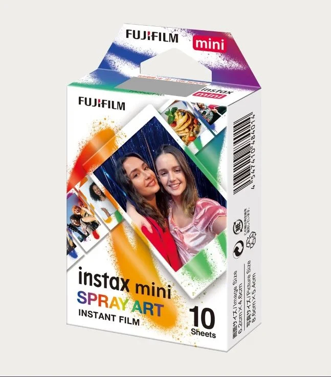 Fujifilm Instax Mini Spray Art Pellicola Istantanea 10 pose