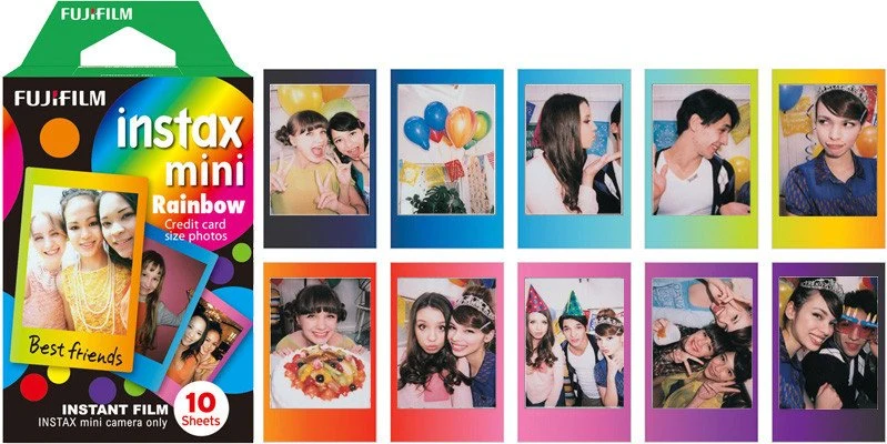 Fujifilm Instax Mini Rainbow Pellicola Istantanea 10 pose