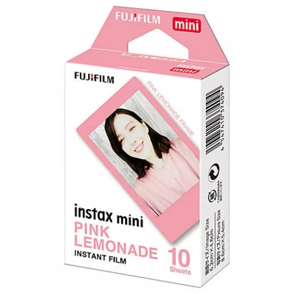 Fujifilm Instax Mini Pellicola Istantanea 10 pose - Pink Lemonade Frame