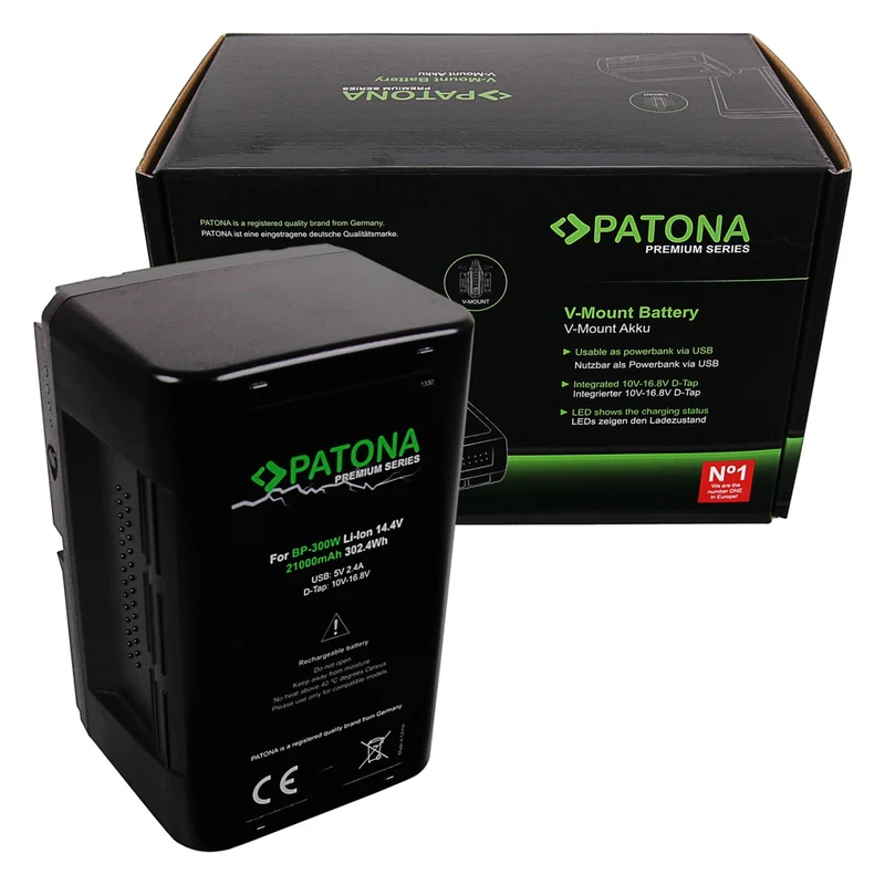 Premium Battery V-Mount 302Wh