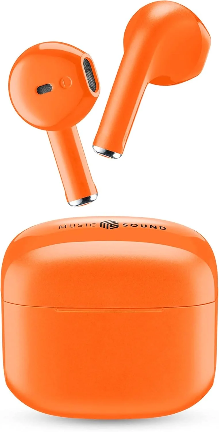 Music Sound SWAG WIRELESS EARPHONES ARANCIONE