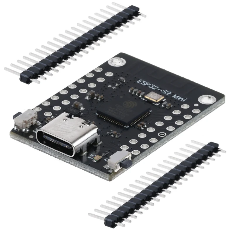 ESP32 S2 Mini mit ESP32-S2FN4R2 WIFI IC und USB-Type-C kompatibel mit Micropython und Arduino, unverlötet