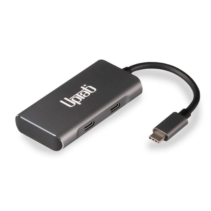 Hub USB-C a 4 porte (10 Gbps) con doppia porta USB-C e doppia porta USB-A