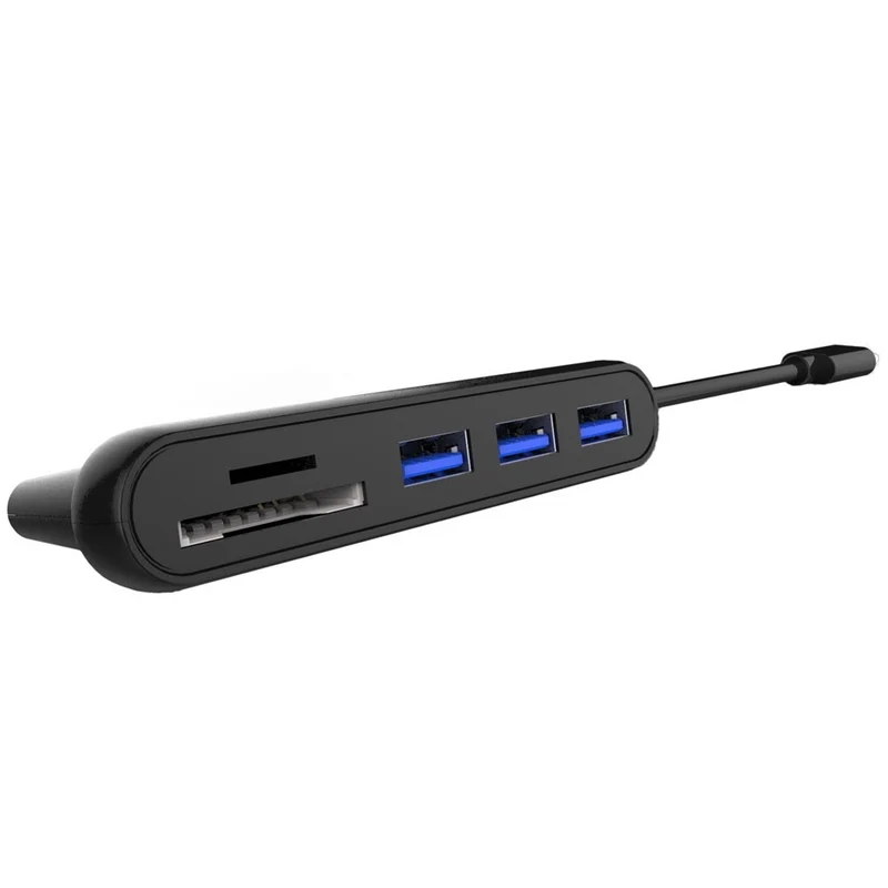 Adattatore per lettore di schede USB-C (tipo C) a 3 USB 3.0