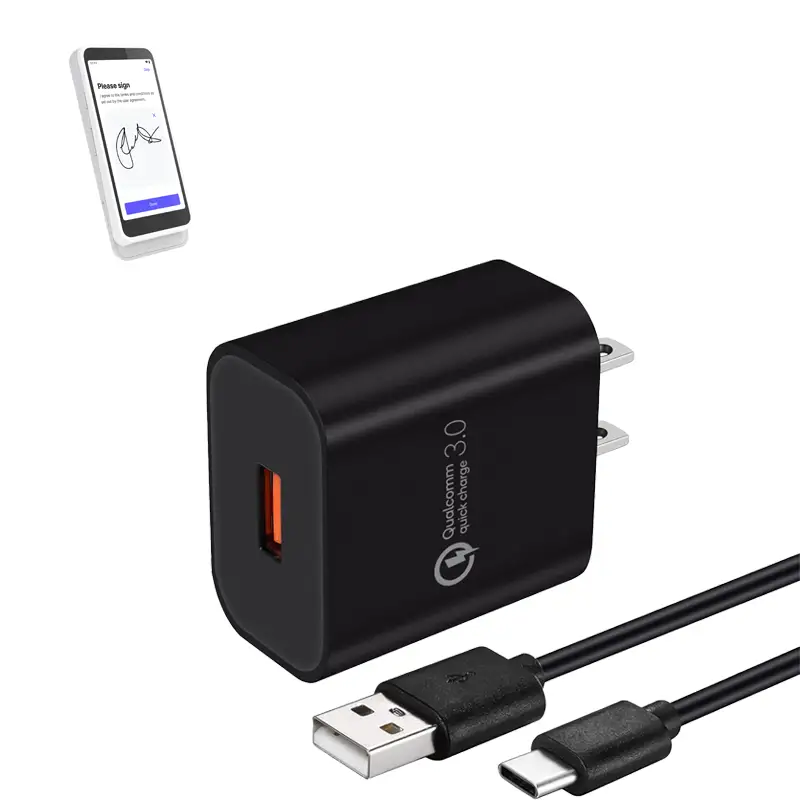 Stripe Reader Wall Charger & USB-C Cable for Retail and Restaurants | Agoz