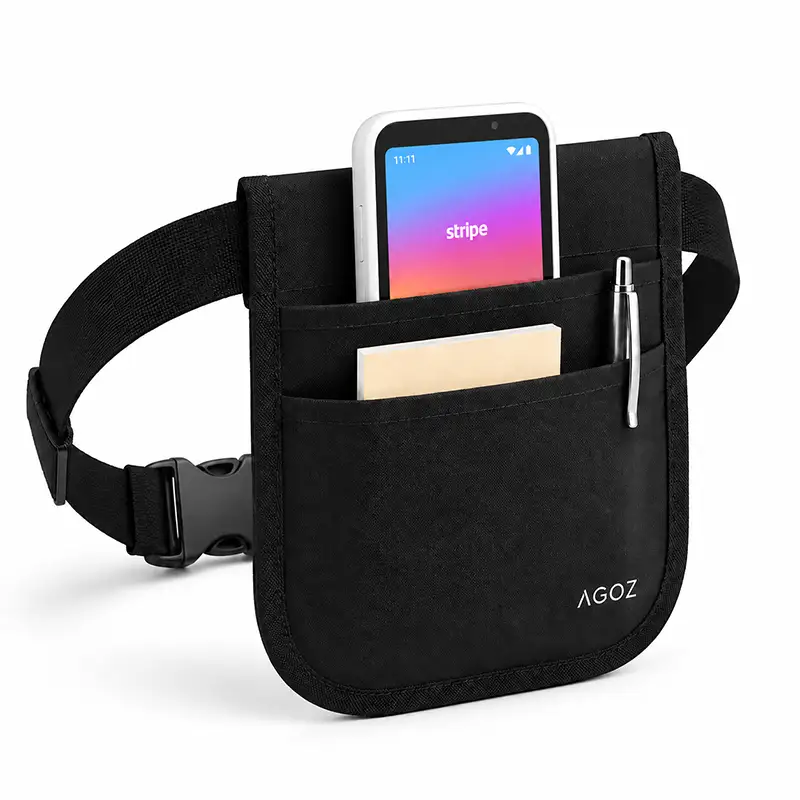 Stripe Reader Server Apron Pouch for Tableside Service | Agoz