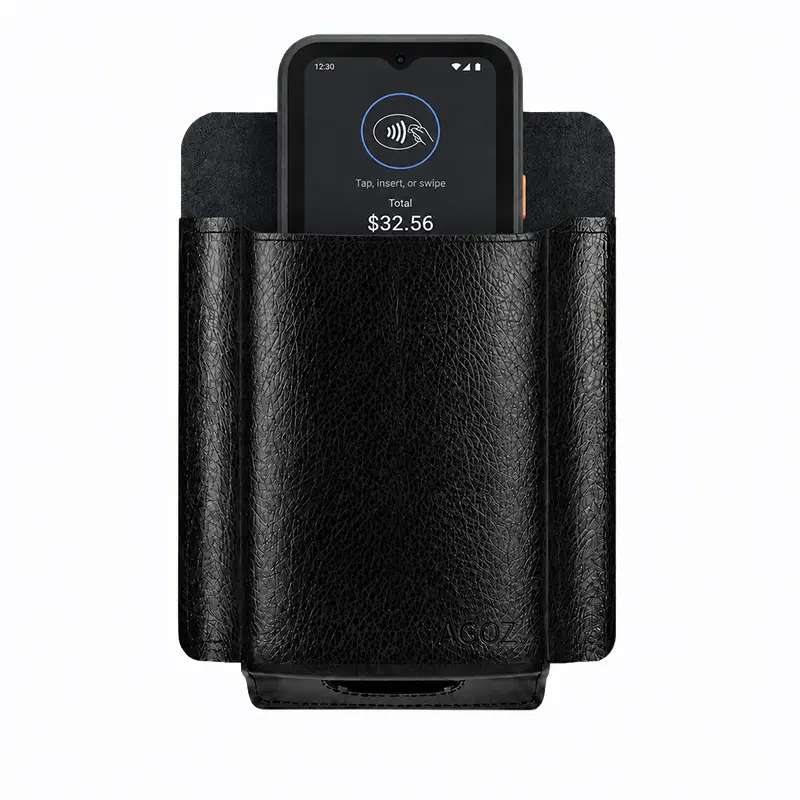 Toast Go 3 POS Terminal Leather Case for Restaurant Service