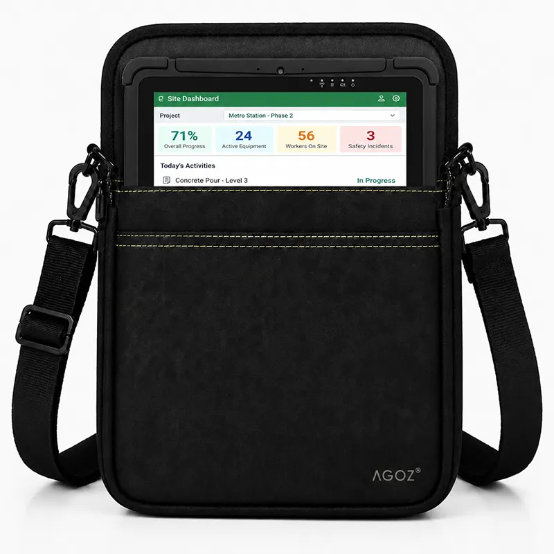 JLT Tablet Carrying Case with Shoulder Sling for Logistics & Field Teams | Agoz