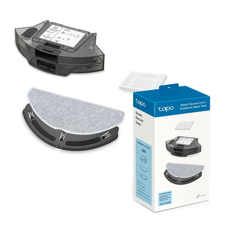 Tapo RVA500 Serbatoio Acqua e Contenitore Polvere 2-in-1, Compatibile con RV20/RV30
