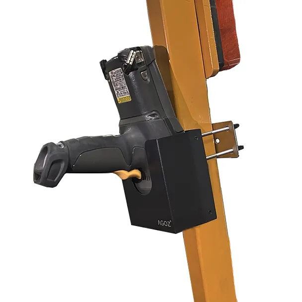Point Mobile Scanner Metal Forklift Holder for Warehouse Fleets | Agoz