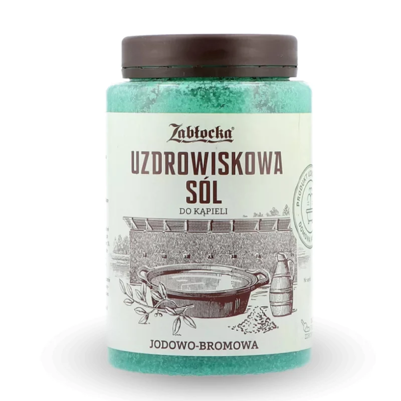 Sale termale Zablocka, iodio-bromo, per bagni, 1,2 kg