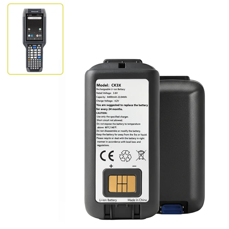 Honeywell CK-Series Scanner 6400mAh Replacement Battery for Mobile Fleets | Agoz
