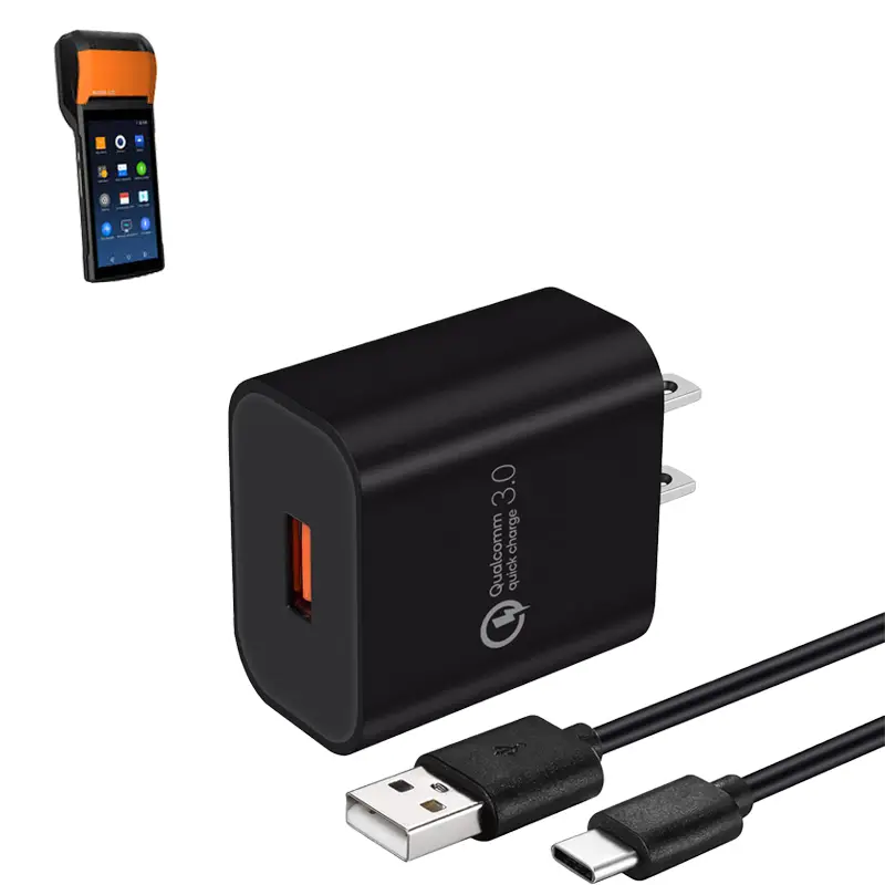 Wall Charger with USB-C Cable for Sunmi Smart Payment Terminal