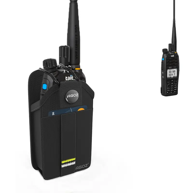 Rugged Radio Case with Belt Clip for Tait Multiband Portables