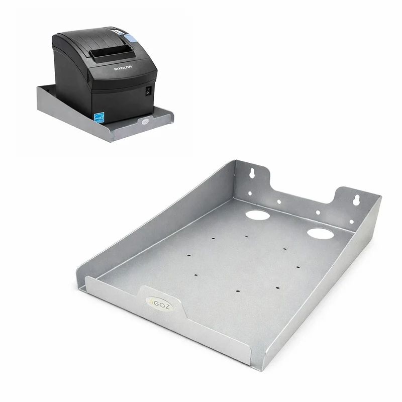 Stainless Steel Wall Mounted Bixolon POS Printer Shelf