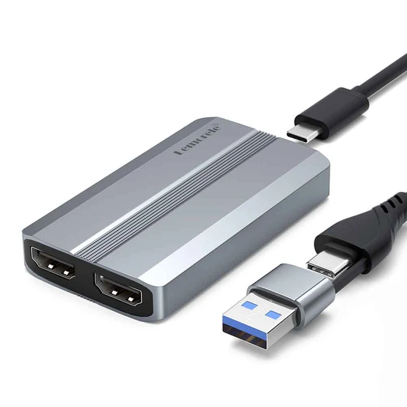 Lemorele AC06 4K30Hz HDMI Video Capture Card with Loop-Out