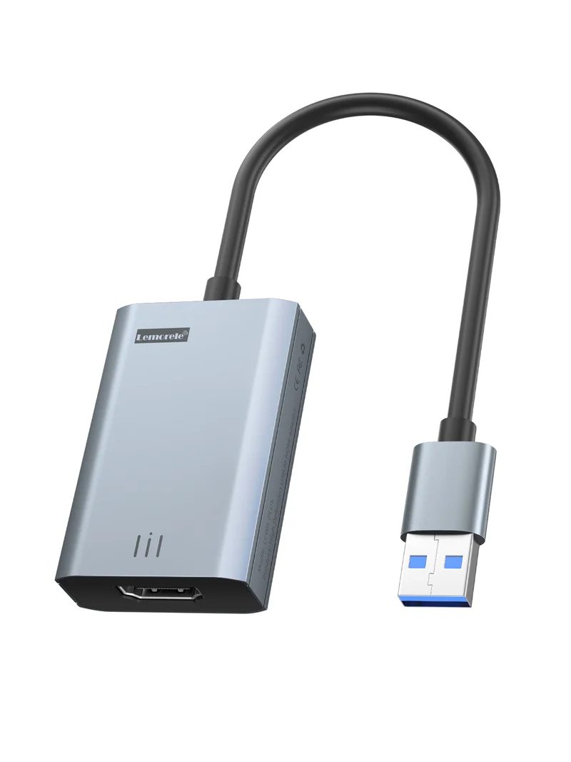 Lemorele LC06 Plus USB to HDMI Adapter 1080P Full HD Display
