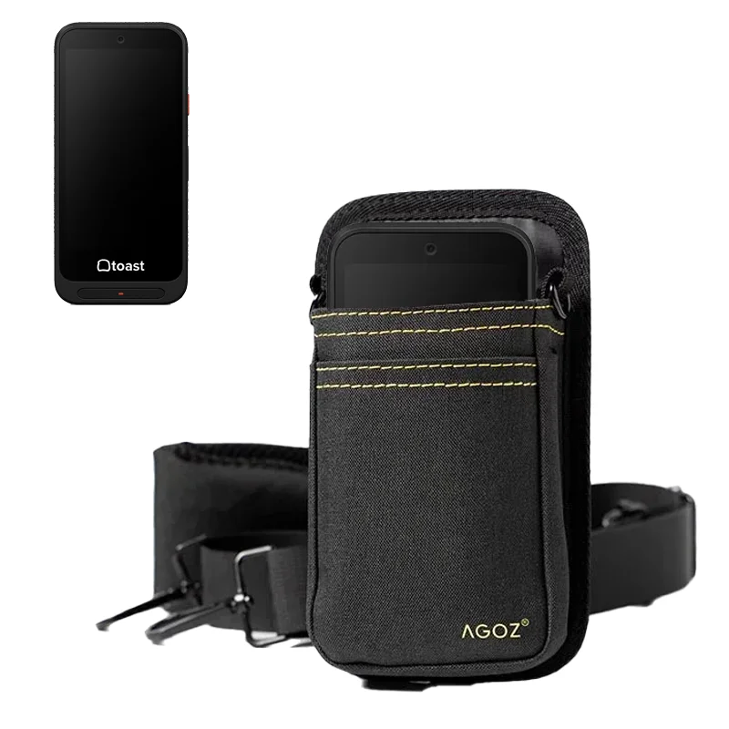 Toast Go 3 Handheld POS Holster with Sling / Waist Belt for Restaurant Servers