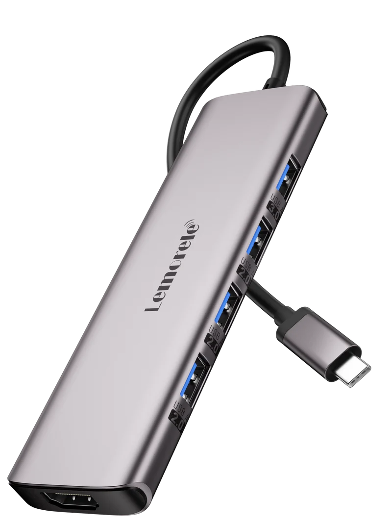 LEMORELE™ TC66 | USB C Hub 7 in 1