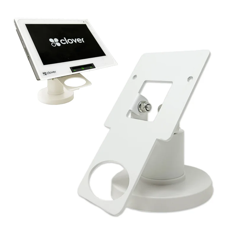 Low-Profile Swivel & Tilt Metal Stand for Clover Mini POS Terminal