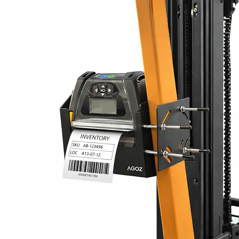 Zebra ZQ630 Printer Forklift Mount Metal Holder Bracket | Agoz