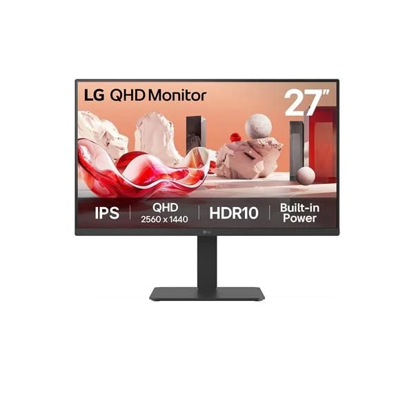 Lg BA54QB - 27 inch - Quad HD IPS LED Monitor - 2560x1440 - Pivot / HAS [27BA54QB-B.AEU]