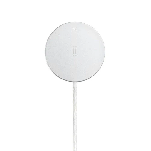 aiino - Allure Pad Alimentatore wireless magnetico per iPhone con MagSafe - Argento