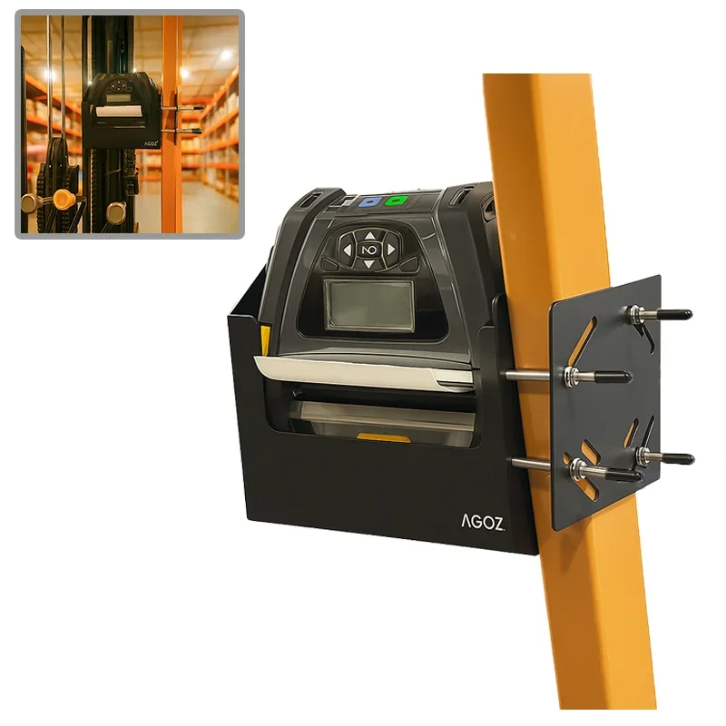 Metal Forklift Epson Printer Holder with Secure Mount