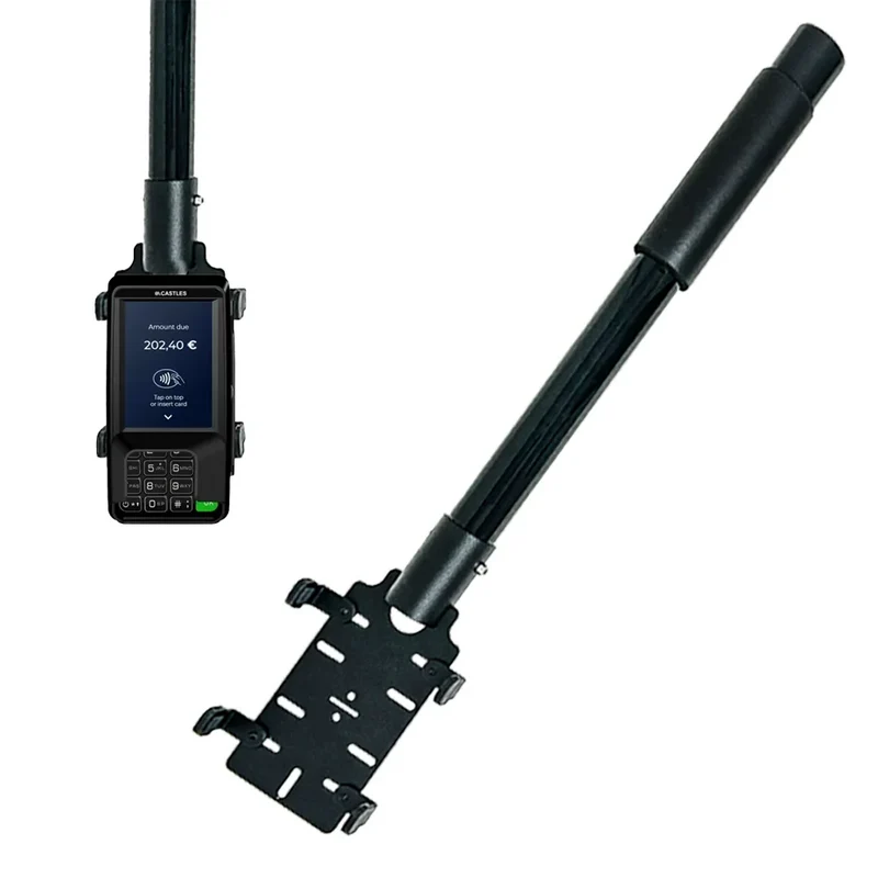 Durable Handheld Mount for Castles Mobile Terminal - Drive-Thru Use