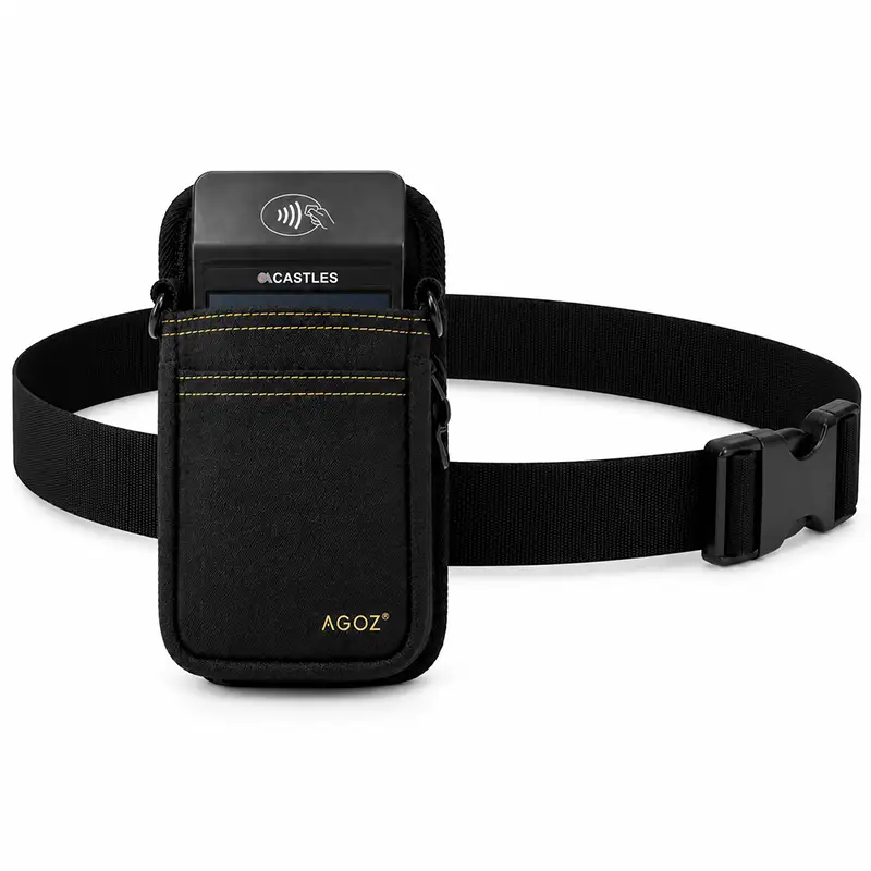Castles Handheld POS Terminal Holster with Durable Waist Belt | Agoz