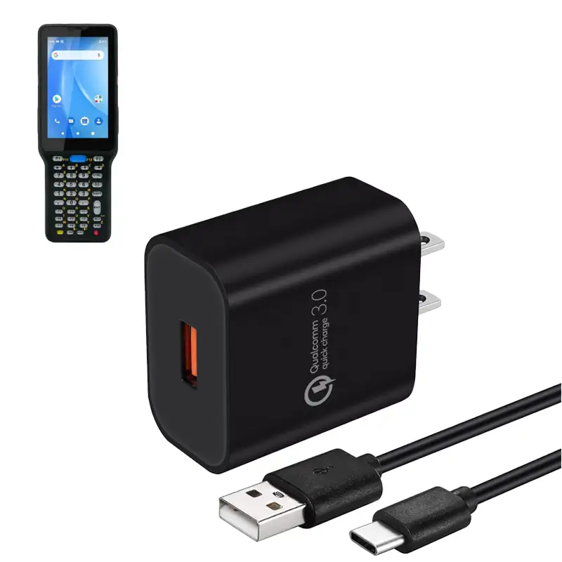 Unitech Mobile Handheld USB-C Wall Charger Kit for Mobile Scanner Stations | Agoz
